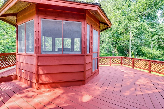 1357 64th Ave NE, Fridley, MN 55432 - view of wooden terrace