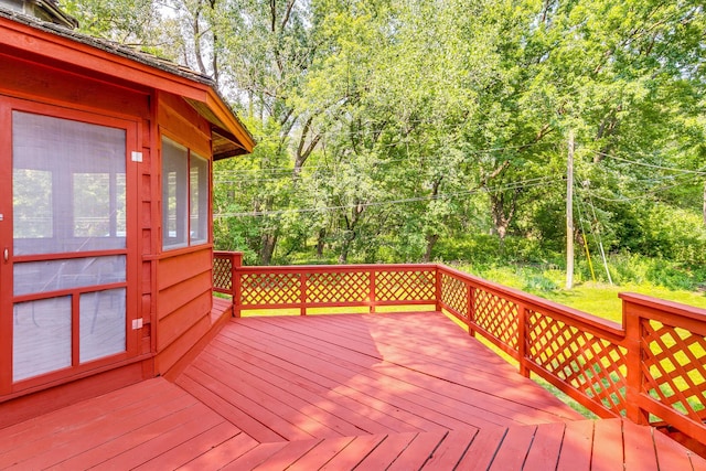 1357 64th Ave NE, Fridley, MN 55432 - view of wooden terrace