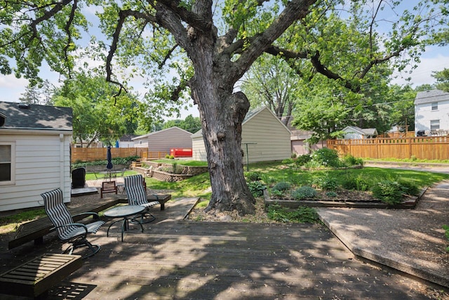 4932 Cedar Ave S, Minneapolis, MN 55417 - view of patio featuring a wooden deck