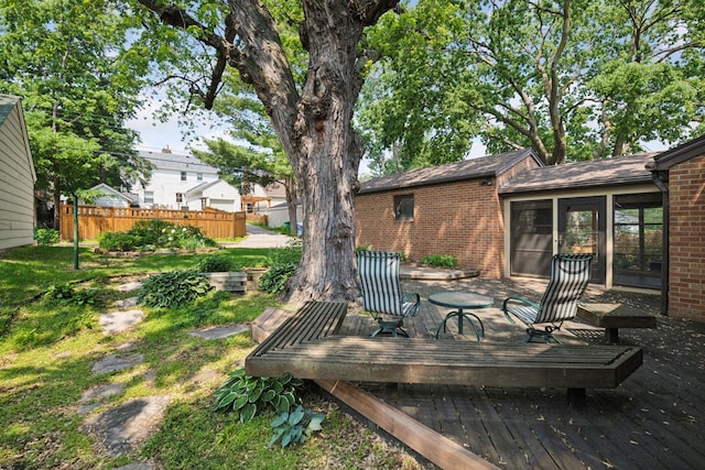 4932 Cedar Ave S, Minneapolis, MN 55417 - view of wooden deck