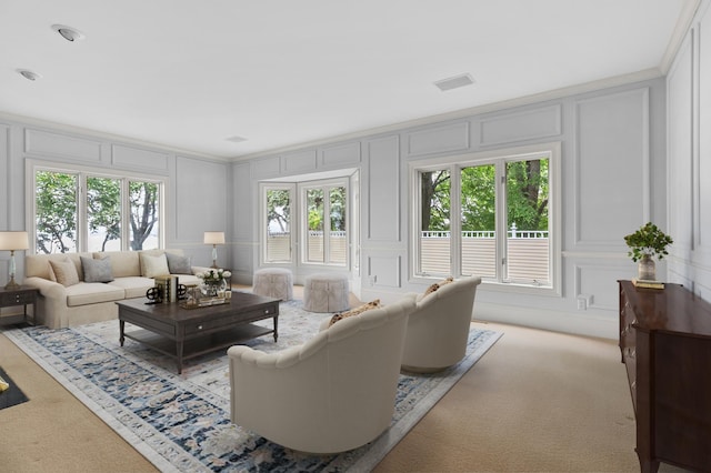 2645 Arcola Ln, Minnetonka Beach, MN 55391 - carpeted living area featuring a decorative wall