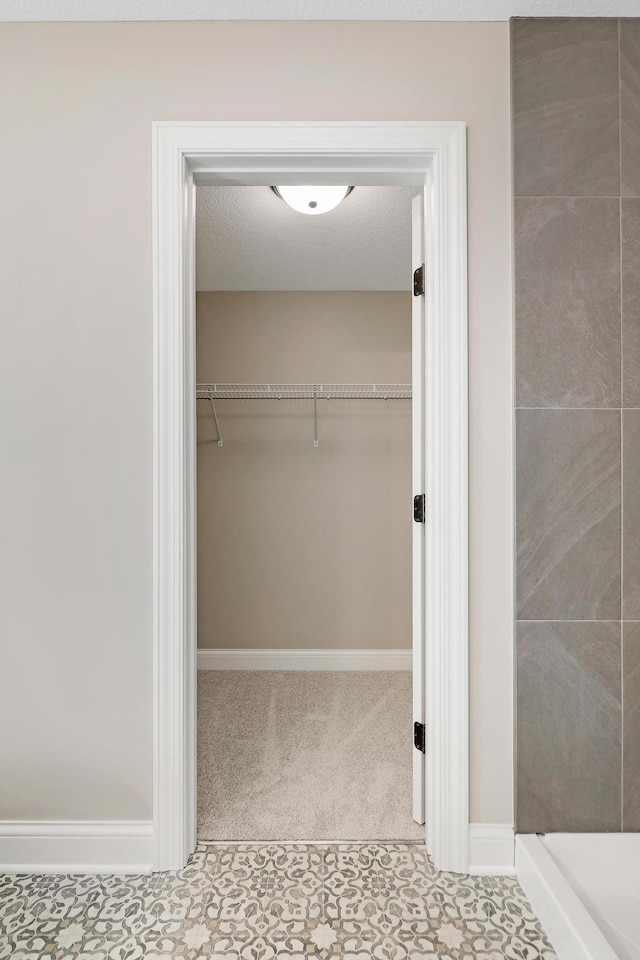 10014 177th Ave NW, Elk River, MN 55330 - full bathroom with baseboards, a spacious closet, and a shower