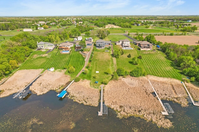 26042 Sunset Dr, Chisago City, MN 55013 - bird's eye view of a nearby body of water