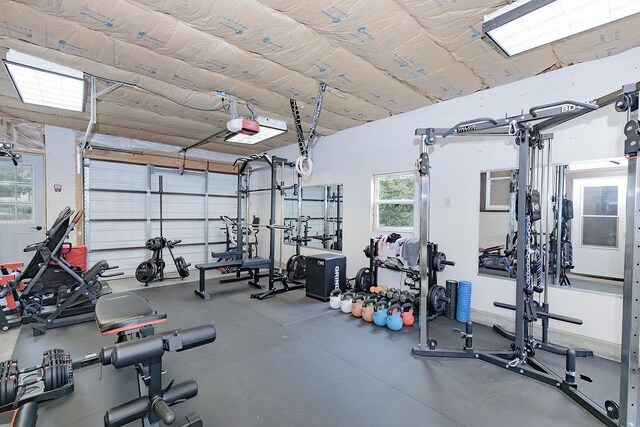 408 Lafayette Ave, Fulda, MN 56131 - gym featuring a garage