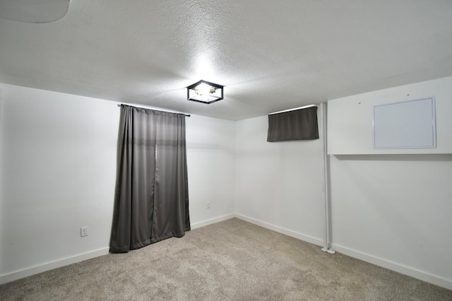 705 1st Ave SE, Pine Island, MN 55963 - finished basement featuring carpet flooring, a textured ceiling, and baseboards