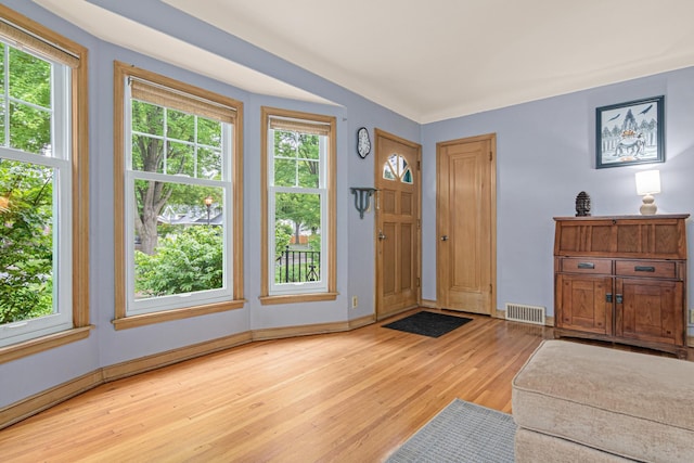 1391 Jefferson Ave, Saint Paul, MN 55105 - entryway with light wood-style flooring and baseboards