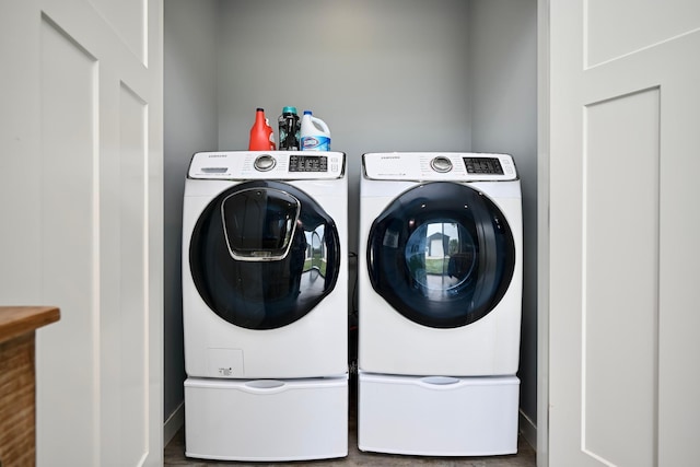 1160 21st St, Wabasha, MN 55981 - washroom featuring washing machine and clothes dryer