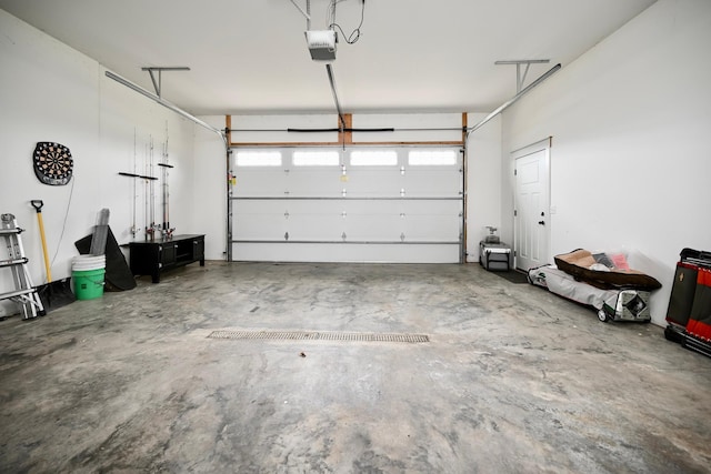 1160 21st St, Wabasha, MN 55981 - garage featuring a garage door opener