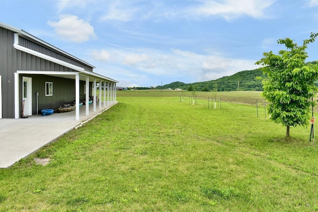 1160 21st St, Wabasha, MN 55981 - view of green lawn with a rural view and a mountain view