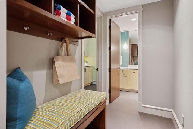 370 Ferndale Rd W, Wayzata, MN 55391 - mudroom featuring baseboards