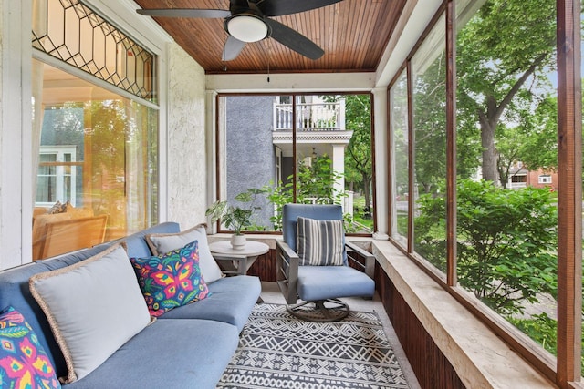 1929 Humboldt Ave S, Minneapolis, MN 55403 - sunroom featuring a ceiling fan and plenty of natural light