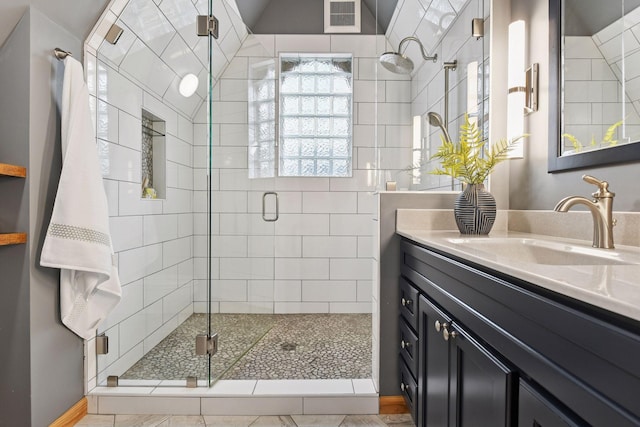 1929 Humboldt Ave S, Minneapolis, MN 55403 - bathroom with vanity and a stall shower