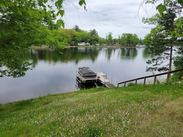 109 155th Ave, Beaver Twp, WI 54889 - dock area with a water view