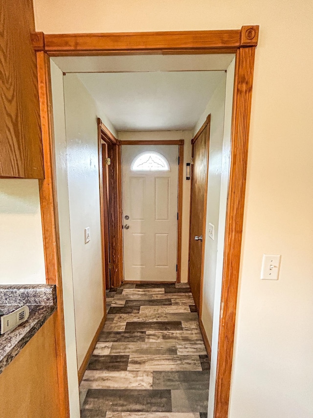216 Main Ave S, New York Mills, MN 56567 - hall with dark wood finished floors