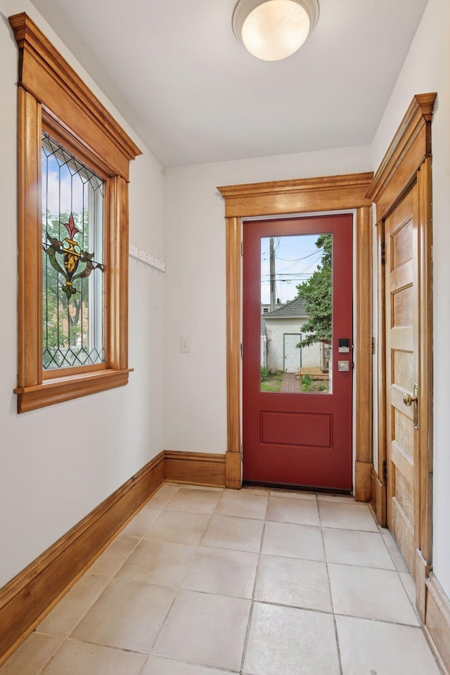 3252 Aldrich Ave S, Minneapolis, MN 55408 - entrance foyer featuring light tile patterned floors and baseboards