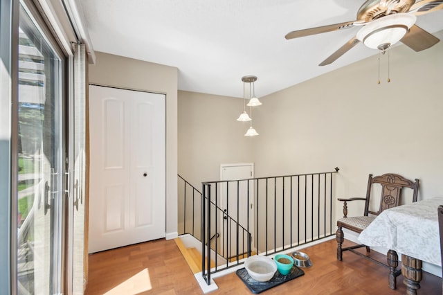 383 Elan Ct, Woodbury, MN 55125 - interior space featuring an upstairs landing and wood finished floors