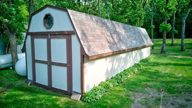 34347 Northview Rd, Everts Twp, MN 56515 - view of shed featuring heating fuel
