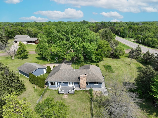 15710 Fox St NW, Andover, MN 55304 - view from above of property featuring a heavily wooded area