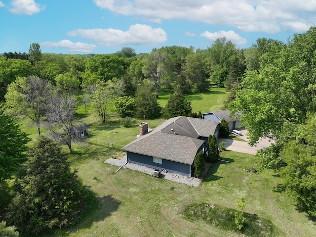 15710 Fox St NW, Andover, MN 55304 - aerial view of property and surrounding area featuring a heavily wooded area