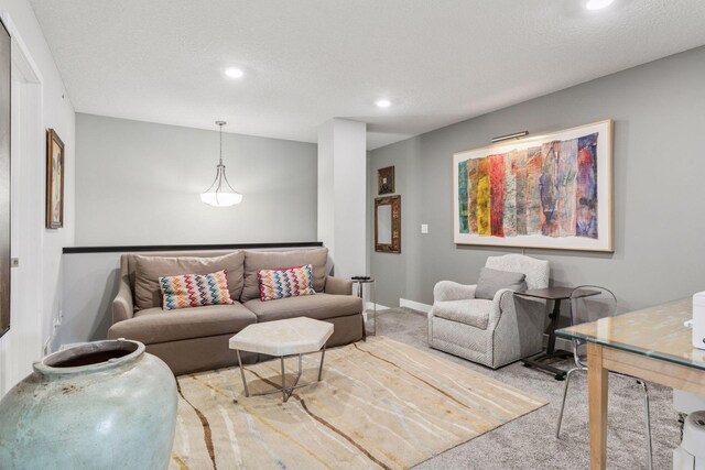 8061 Abercrombie Ln, Woodbury, MN 55129 - living room with carpet and recessed lighting