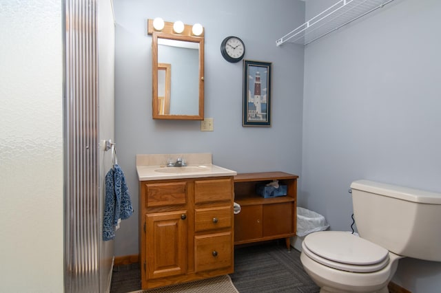 215 Park Dr Unit 4, Balsam Lake, WI 54810 - bathroom featuring toilet and vanity