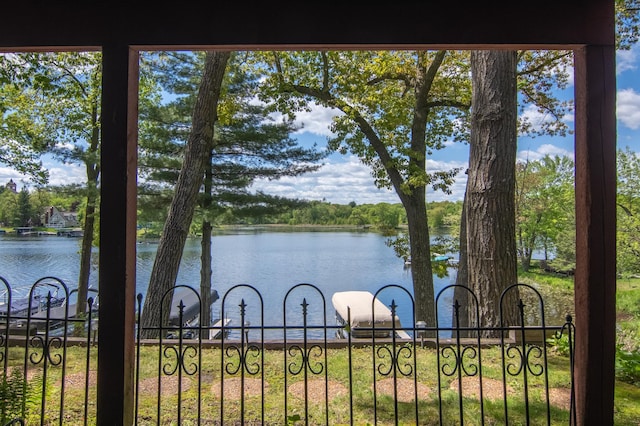 215 Park Dr Unit 4, Balsam Lake, WI 54810 - water view