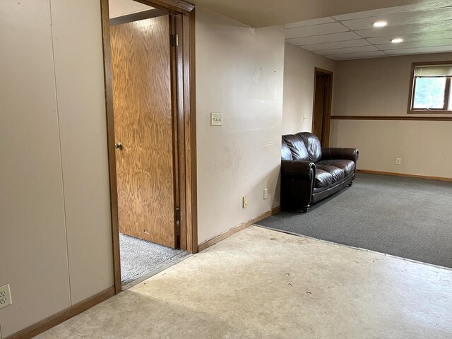 310 8th St, Windom, MN 56101 - living area featuring carpet and baseboards