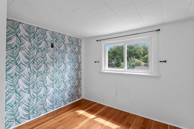 4129 7th St NE, Columbia Heights, MN 55421 - unfurnished room with hardwood / wood-style floors