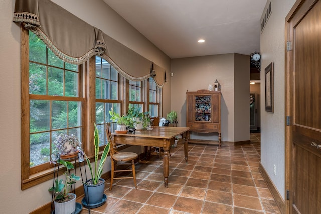 56273 185th Ln, Rapidan Twp, MN 56037 - office area with baseboards and recessed lighting
