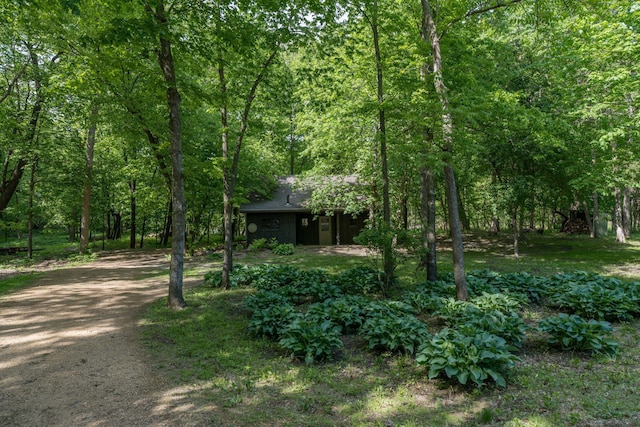 56273 185th Ln, Rapidan Twp, MN 56037 - view of front of house featuring a view of trees and driveway