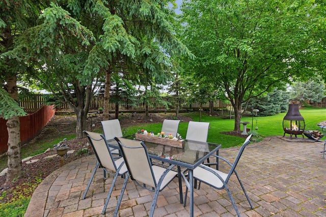 2392 Molnau Ct, Chaska, MN 55318 - view of patio featuring outdoor dining space
