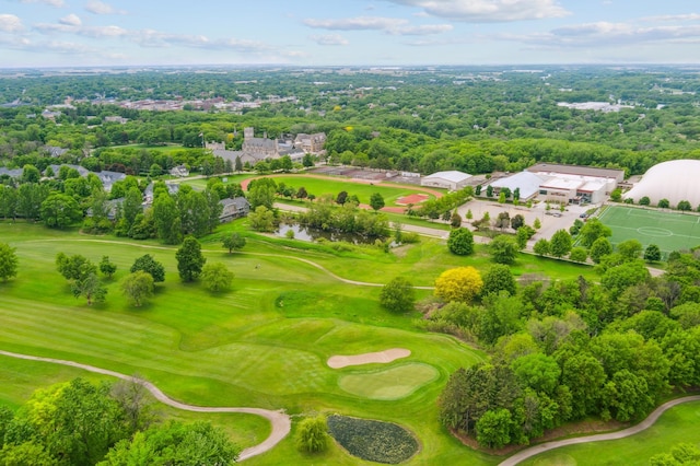 1106 Shumway Ct, Faribault, MN 55021 - aerial perspective of suburban area featuring a local golf course