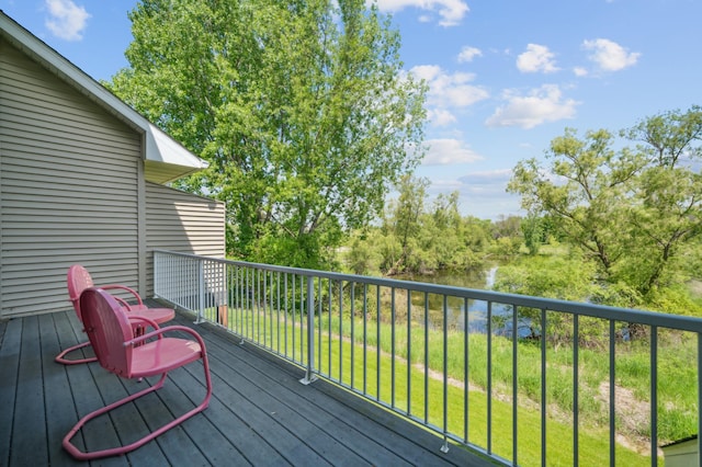 1106 Shumway Ct, Faribault, MN 55021 - view of wooden deck