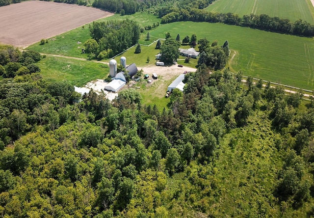 44818 215th Ave, Staples Twp, MN 56479 - aerial view of property and surrounding area with rural landscape