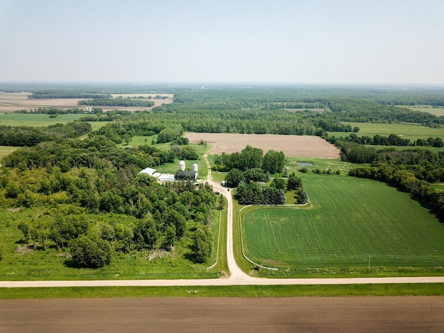44818 215th Ave, Staples Twp, MN 56479 - aerial view of sparsely populated area with rows of crops