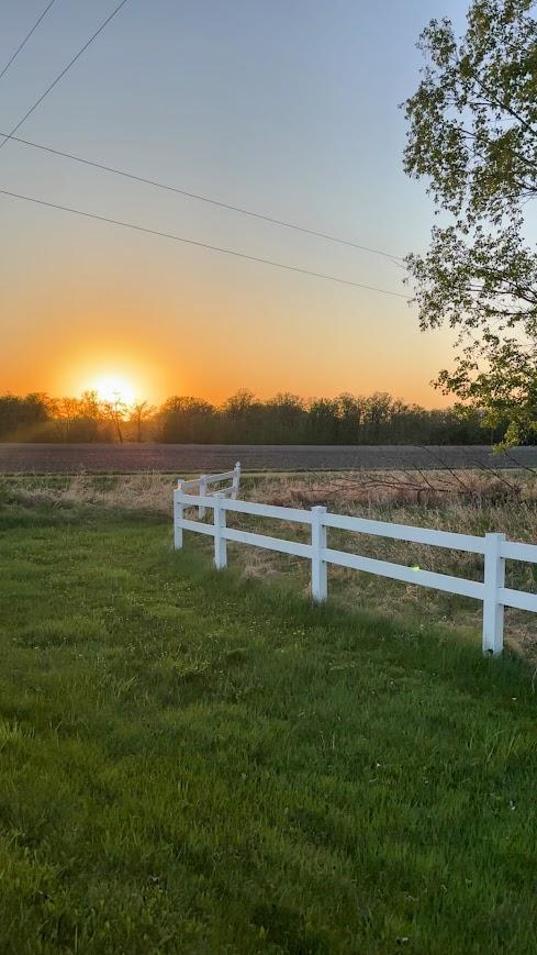 44818 215th Ave, Staples Twp, MN 56479 - yard at dusk featuring a view of rural / pastoral area