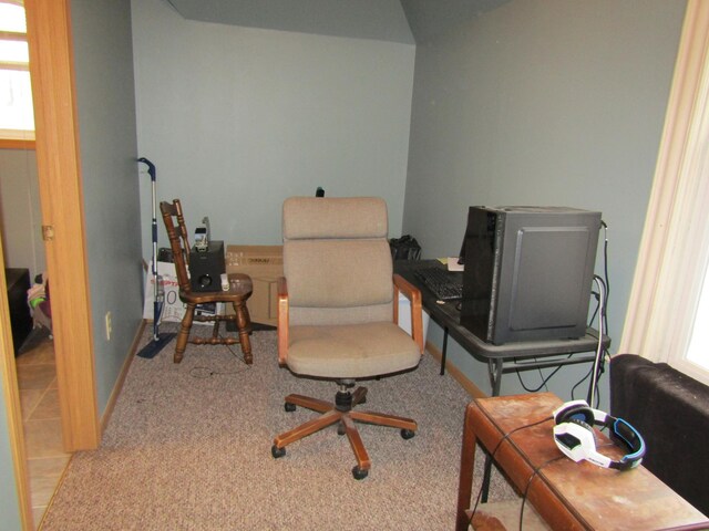 421 8th Ave, Madison, MN 56256 - office area featuring carpet