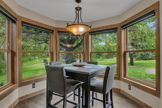 27806 Sundance Ln, Cold Spring, MN 56320 - dining space featuring plenty of natural light and light wood-type flooring