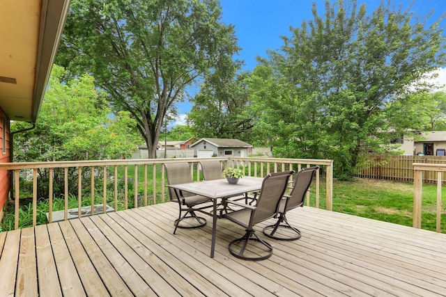 1202 Lyn Way, Hastings, MN 55033 - deck with outdoor dining area