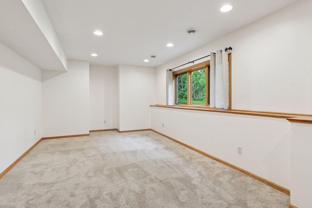 1502 Rocky Ln, Eagan, MN 55122 - carpeted spare room featuring recessed lighting and baseboards