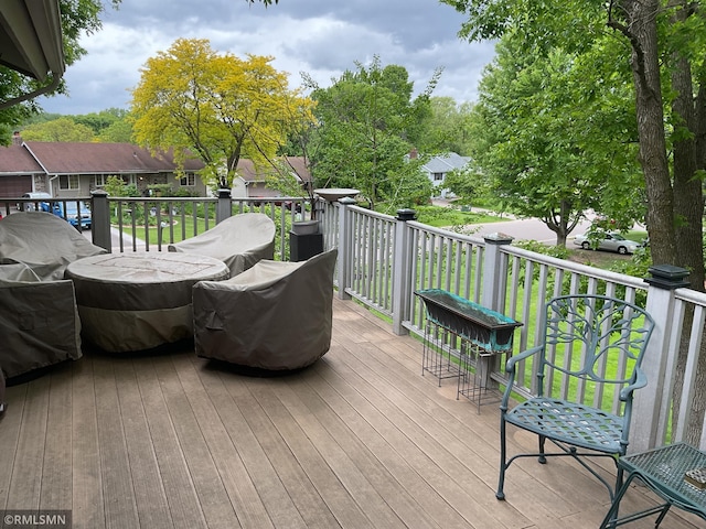 6800 Buckingham Ct, Woodbury, MN 55125 - view of wooden terrace