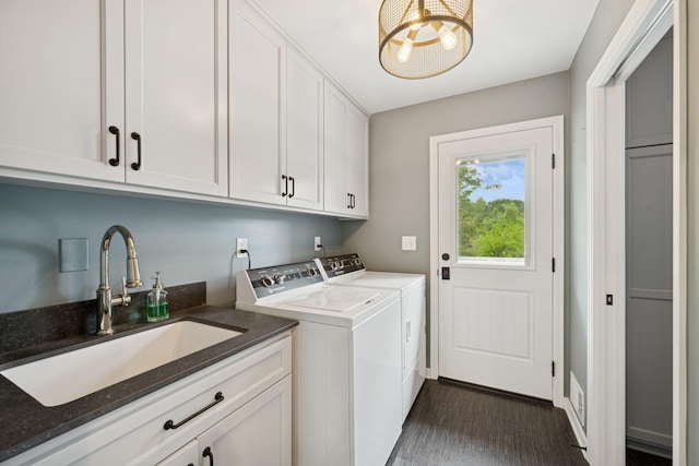 200 Marie Ave W, West Saint Paul, MN 55118 - laundry room with washer and clothes dryer and cabinet space