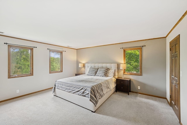 200 Marie Ave W, West Saint Paul, MN 55118 - carpeted bedroom featuring crown molding and baseboards