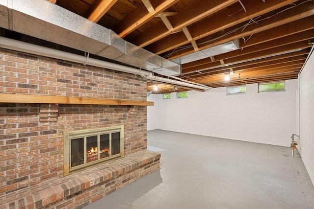 200 Marie Ave W, West Saint Paul, MN 55118 - below grade area featuring a fireplace