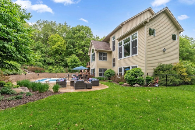6539 Orchard Ridge Trl, Woodbury, MN 55129 - back of house featuring an outdoor hangout area and a patio area