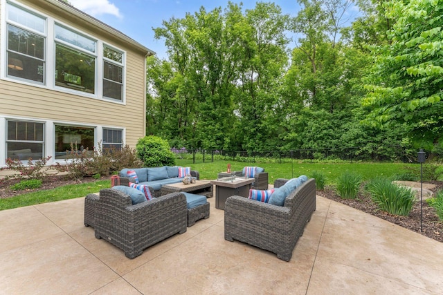6539 Orchard Ridge Trl, Woodbury, MN 55129 - view of patio / terrace with an outdoor hangout area