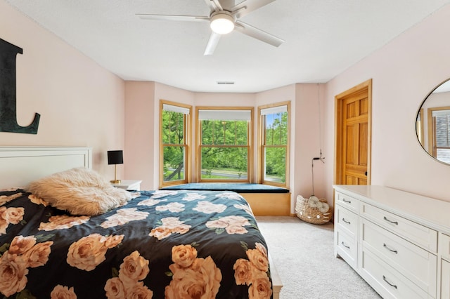6539 Orchard Ridge Trl, Woodbury, MN 55129 - bedroom with light carpet and a ceiling fan