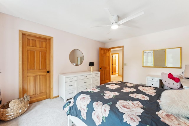 6539 Orchard Ridge Trl, Woodbury, MN 55129 - bedroom featuring light colored carpet and ceiling fan