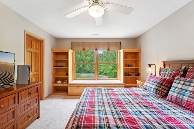6539 Orchard Ridge Trl, Woodbury, MN 55129 - bedroom featuring light colored carpet and ceiling fan