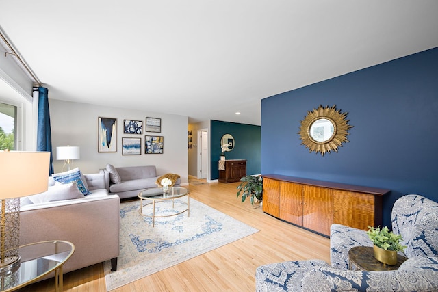 1305 Unity Ave N, Golden Valley, MN 55422 - living area with wood finished floors and recessed lighting
